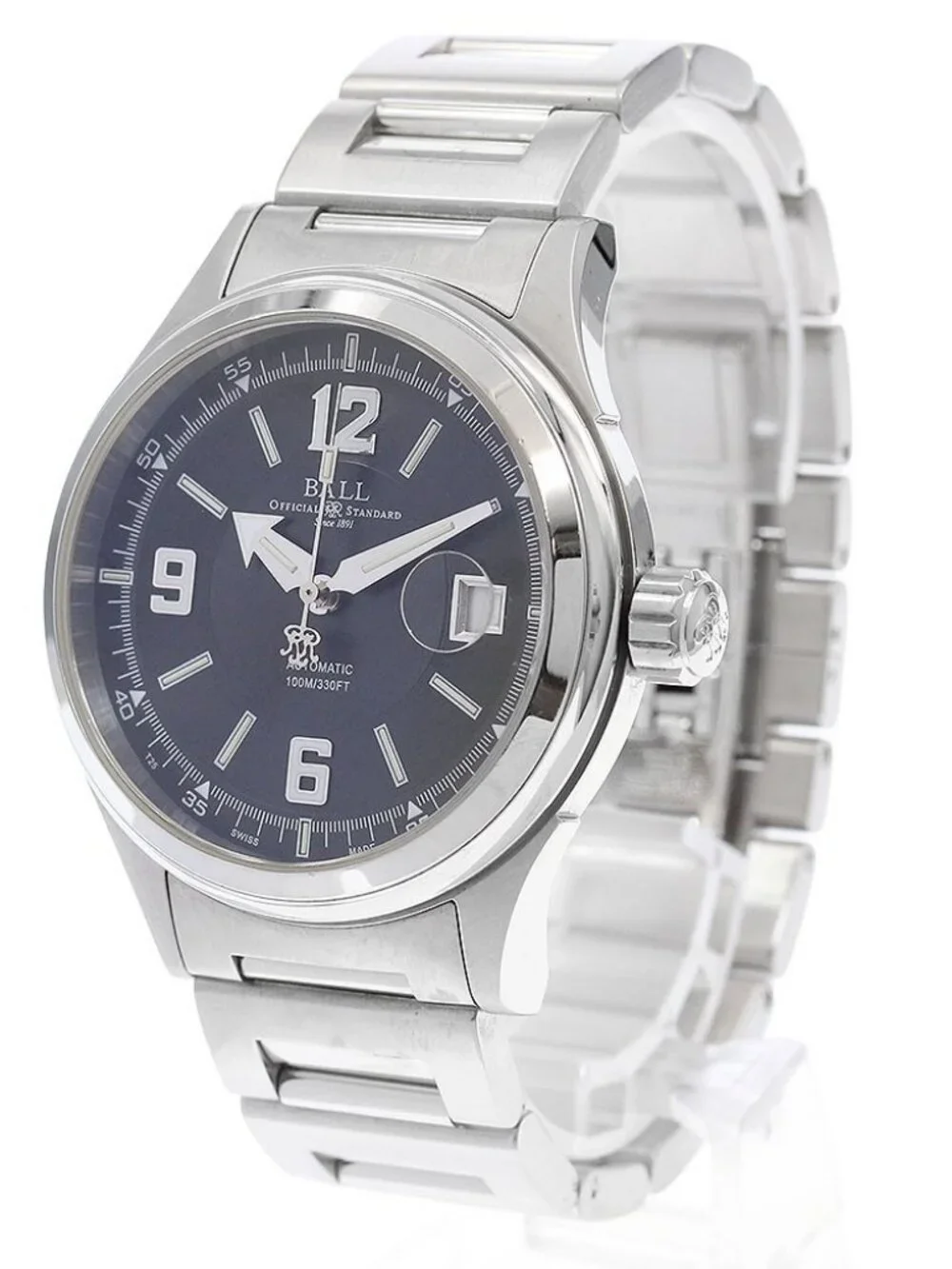 BALLWATCH Stokeman Racer NM2088C-SJ-BKWH Date black Dial Automatic Men's_972386
